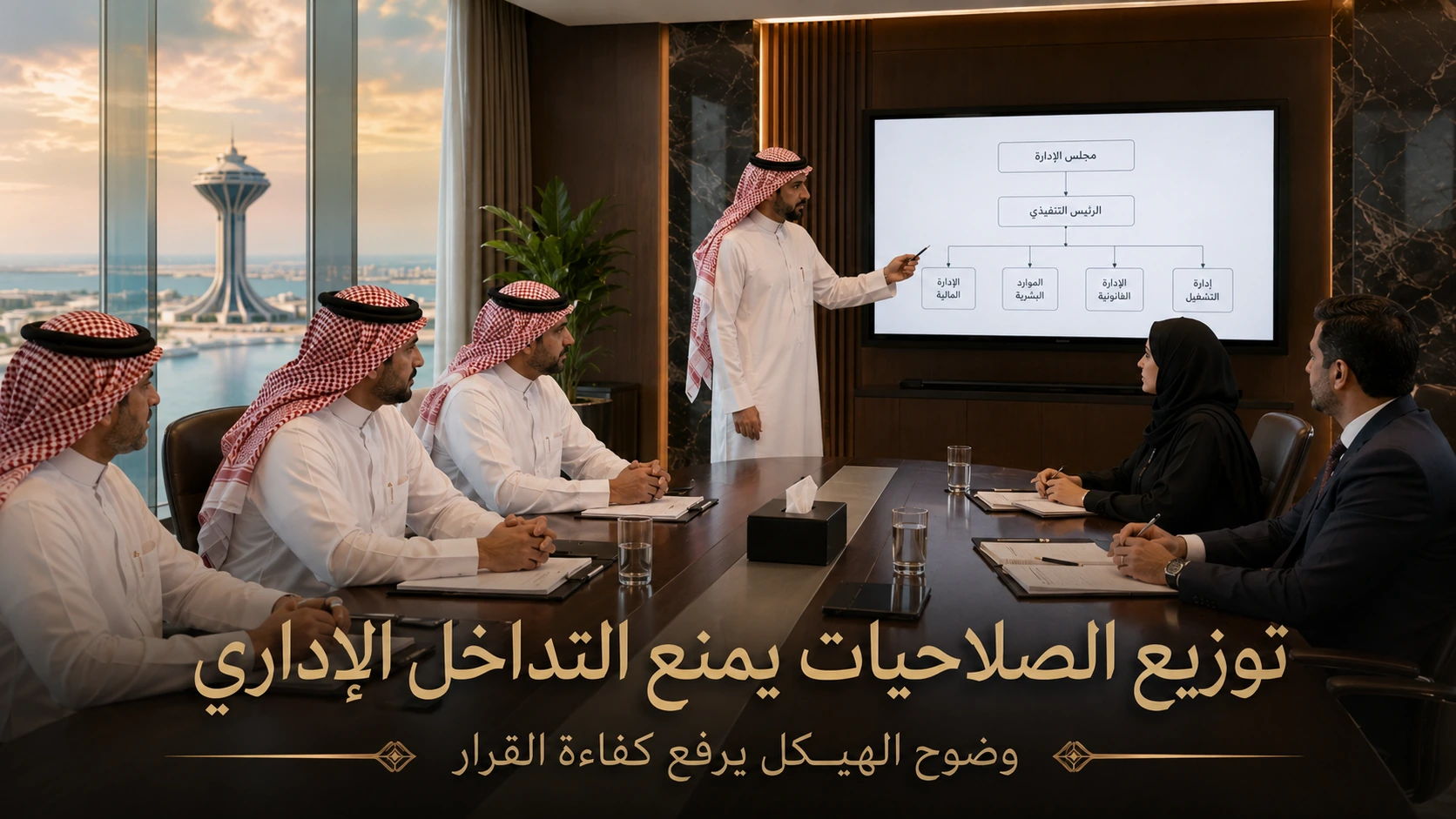 أنواع إدارات الشركات والهيكل الإداري 2 وضوح الصلاحيات والاختصاصات