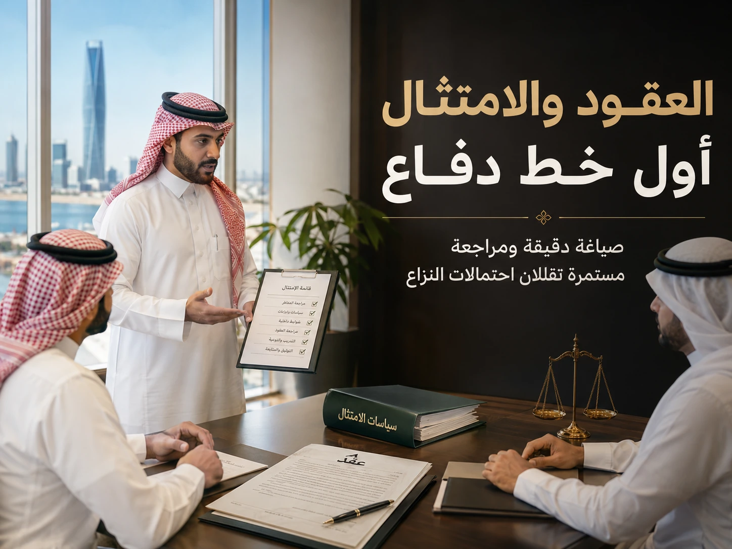 العقود والامتثال أول خط دفاع