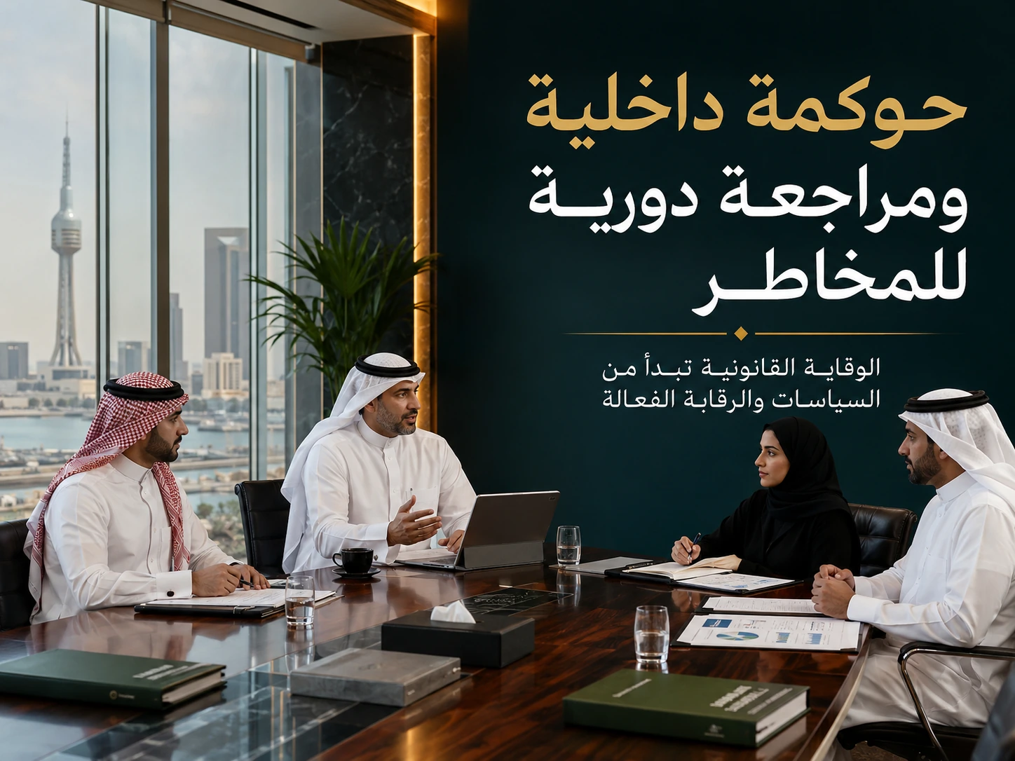 حوكمة داخلية ومراجعة دورية للمخاطر