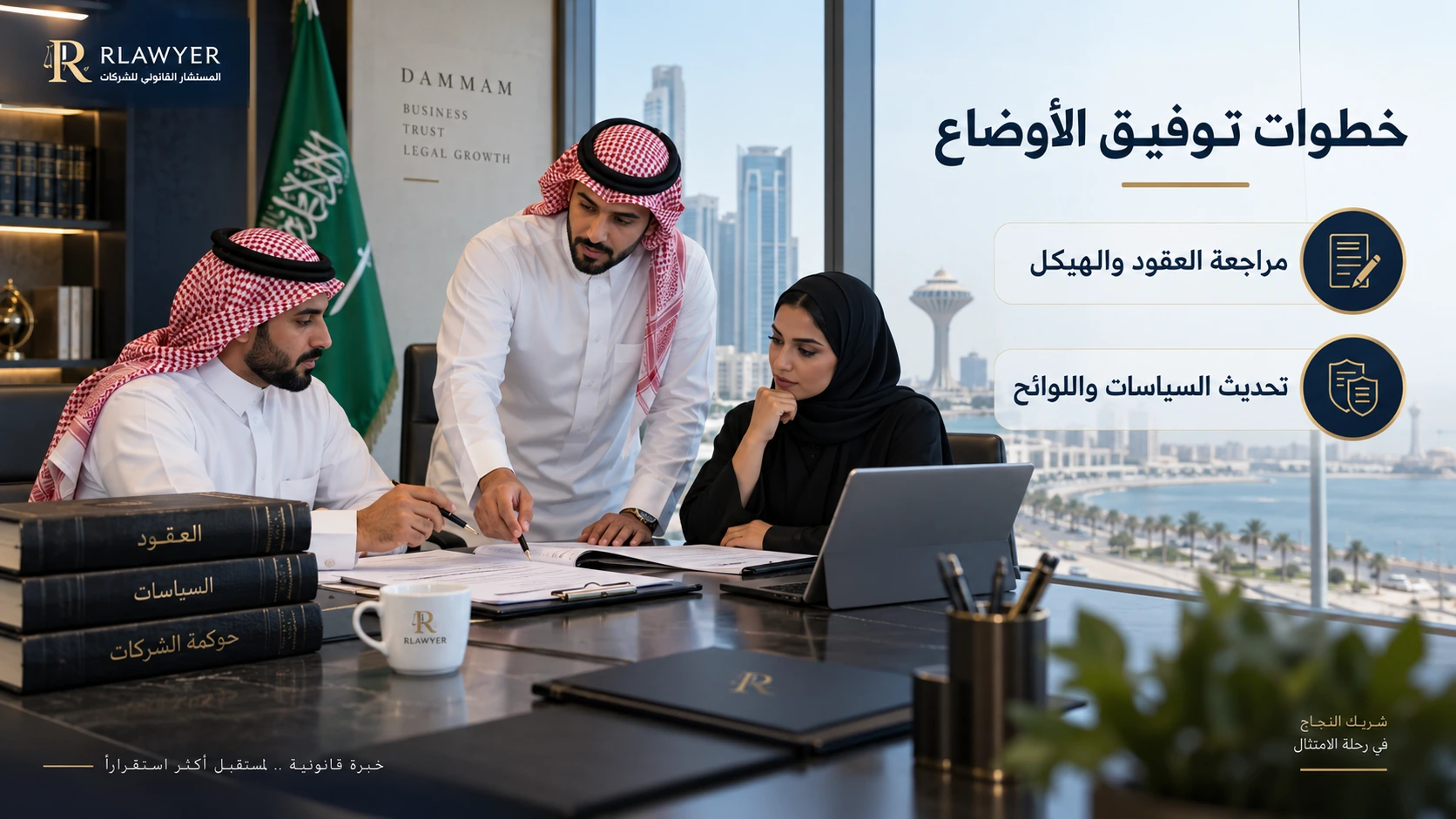 خطوات توفيق الأوضاع