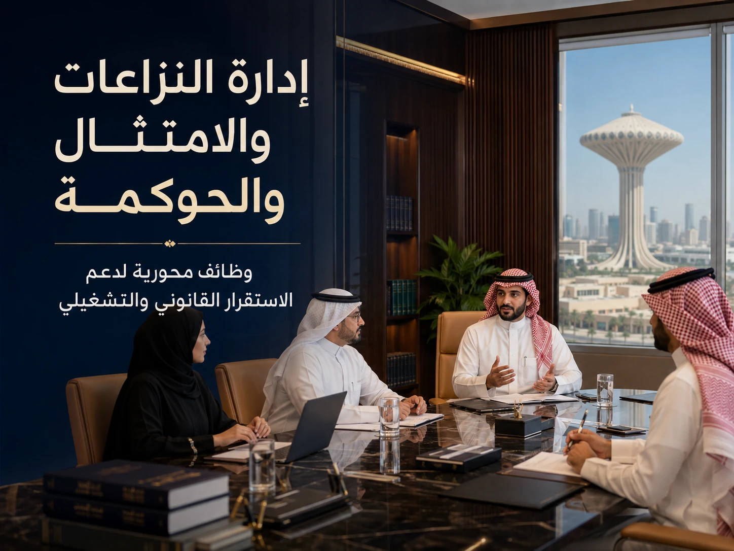 مهام الشؤون القانونية في الشركات 3 إدارة النزاعات والامتثال والحوكمة