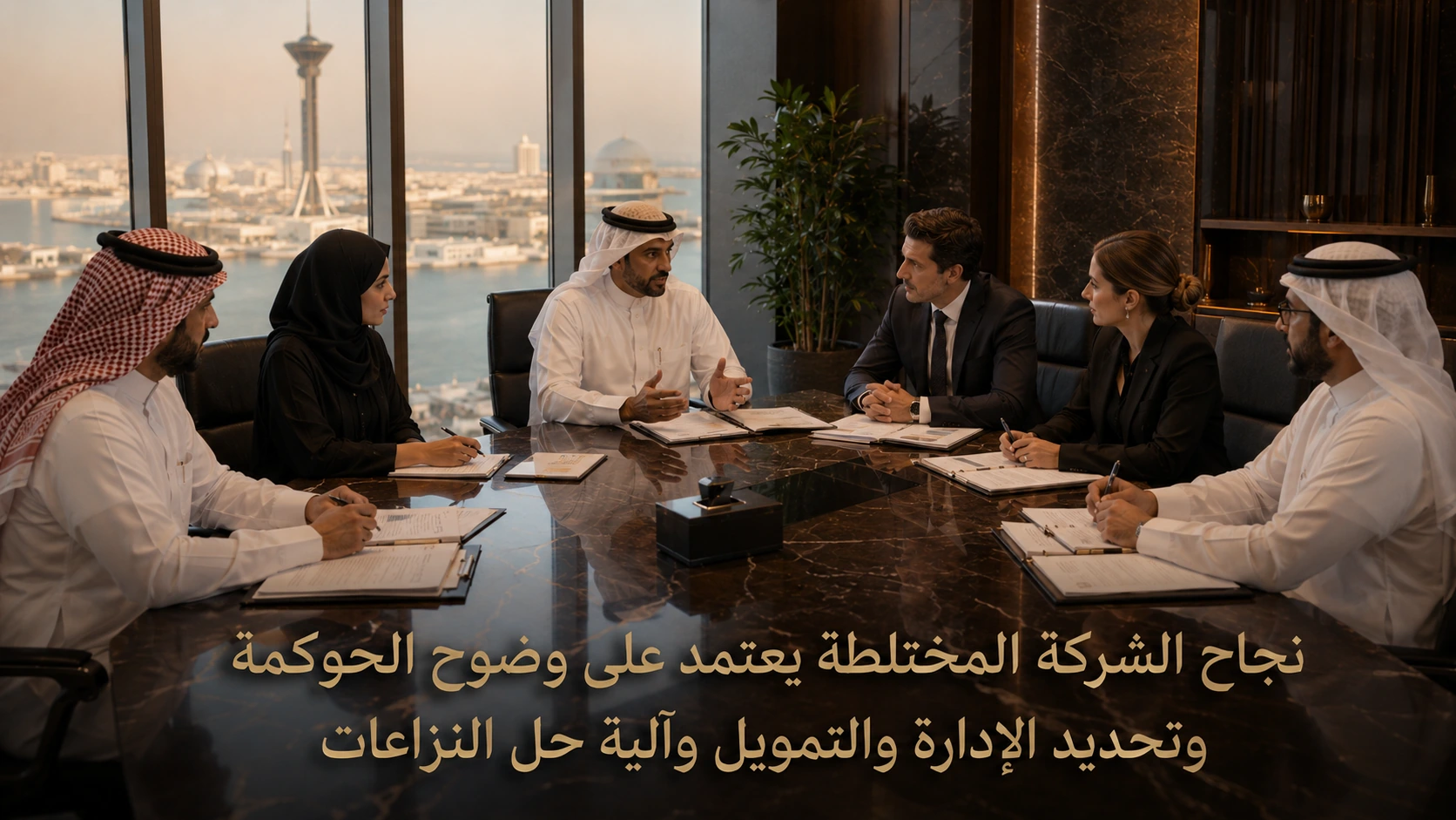 حوكمة الشركة المختلطة والرقابة