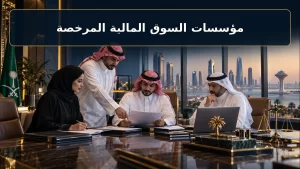 مؤسسات السوق المالية المرخصة 3 مؤسسات السوق المالية المرخصة