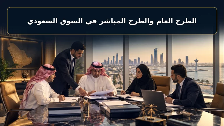 الطرح العام والطرح المباشر في السوق السعودي